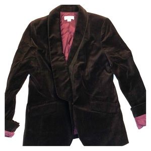 The Loft women’s velvet blazer